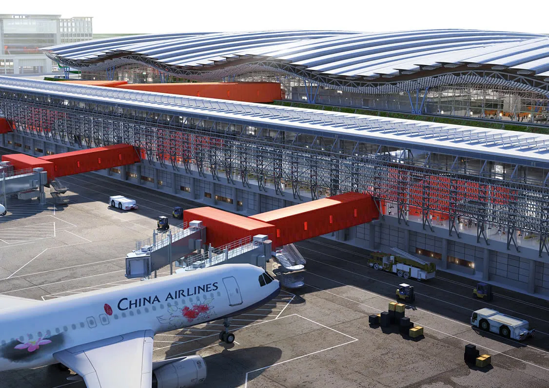 Perforated Aluminum Panels, Jet Bridge Cladding Systems