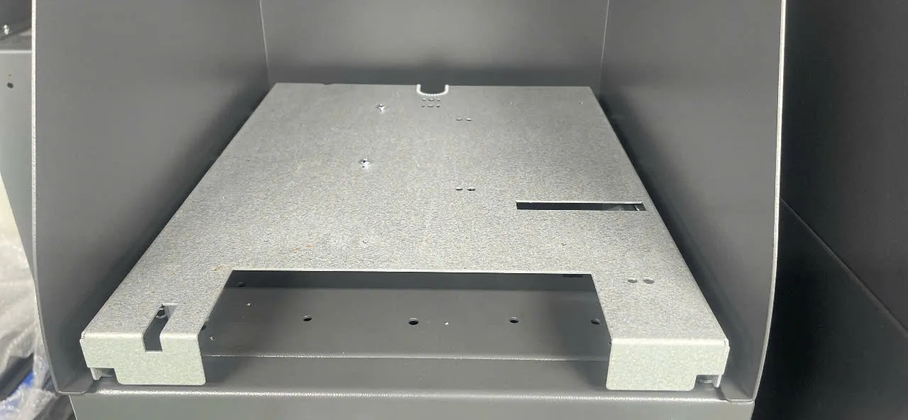 ATM Tray Slide Plate